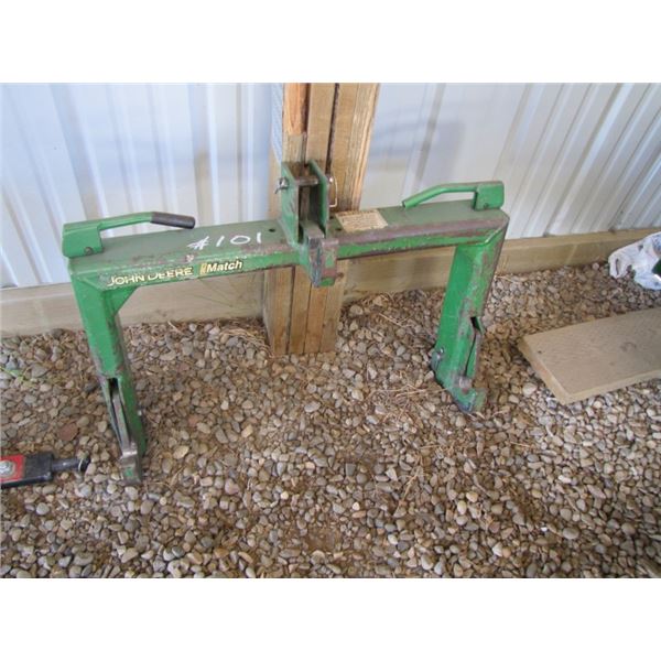 John Deere imatch 3 point hitch quick attach