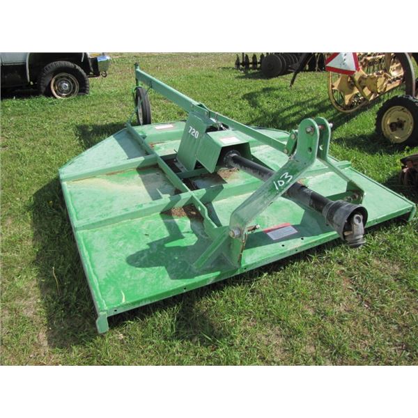 Farm King 720 three point hitch mower; rough cut