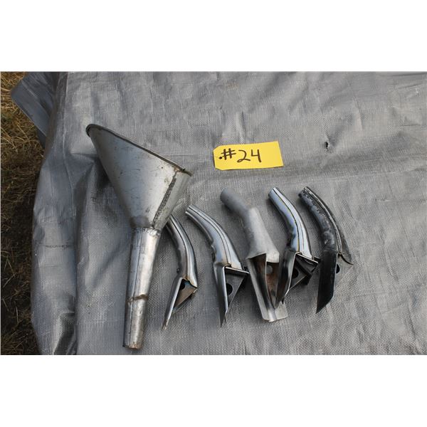 OIL CAN SPOUTS & FUNNEL
