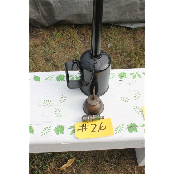 C.N. OILER, SEWING MACHINE OILER, SPLITDORF SPARKPLUG