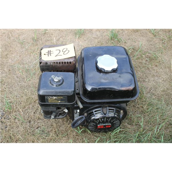 HONDA 5.5 HP ENGINE - EMIE,RUNNING,GX160