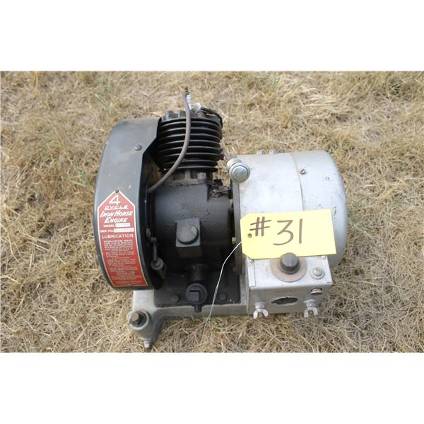 IRONHORSE 4-CYCLE GENERATOR,RUNNING,