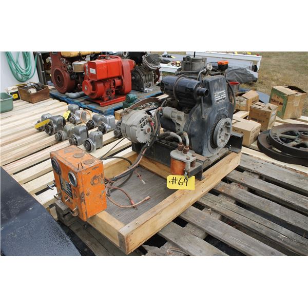 LOMBARDINI MADE IN ITALY DIESEL ENGINE,RUNNING,4112679