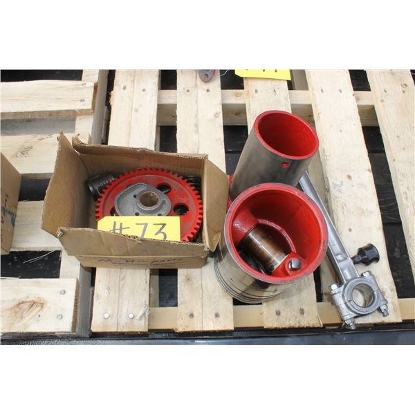 MAG GEAR, PISTON, PULLY, CONNECTING ROD FOR,MASSEY HARRIS STATIONARY ENGINE
