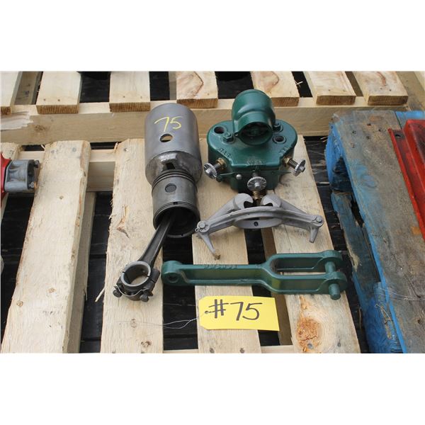 PARTS FOR MCCORMICK DEERING, CARBURETOR,PULLY, GOVERNOR & MISC OTHER PARTS