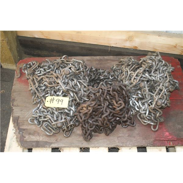 1 SET OF CHAINS FOR FERGUSON TEO20 TRACTOR