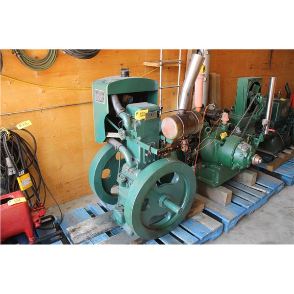 R.A. LISTER STATIONARY ENGINE - 6 HP,RUNNING,S# 74261R6