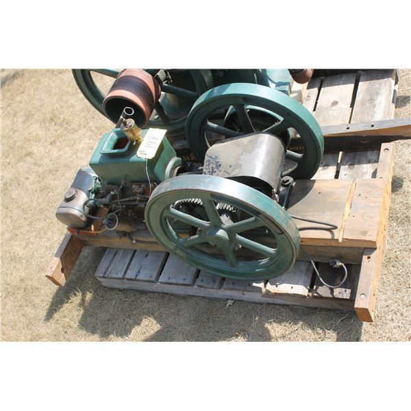 DE LAVAL STATIONARY ENGINE - 2 HP,RUNNING,UNKNOWN S#