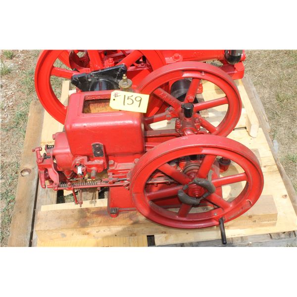 MASSEY HARRIS STATIONARY ENGINE - 1 1/2 HP,RUNNING,S# 1K1465