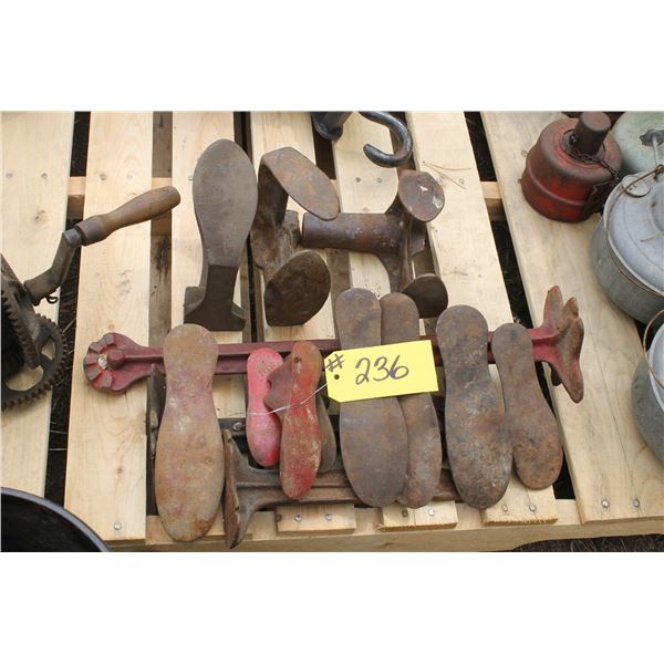 METAL SHOES FOR MAKING LEATHER SHOES