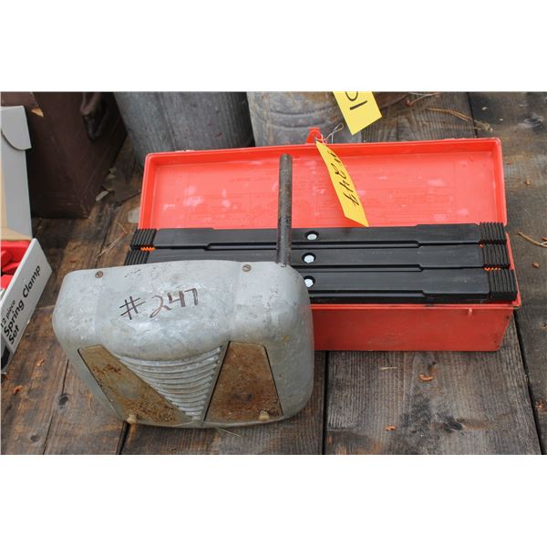 COMPLETE EMERGENCY SAFETY KIT, HEATER CORE