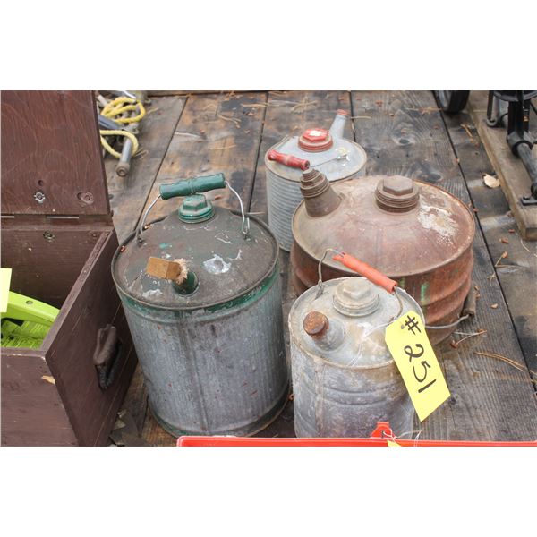 4 -GAS CANS