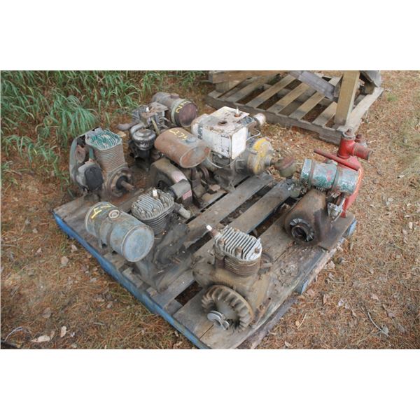 5 - BRIGGS & STRATTON ENGINES,PARTS, 1 - IRONHORSE ENGINE,PARTS, 1 - LAUSON ENGINE,PARTS,