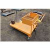 Image 2 : YELLOW METAL  PUSH-PULL CART W/TOP BASKET