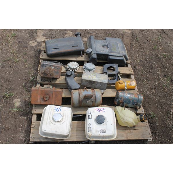 12 - GAS TANKS, 2 - GAS LIDS