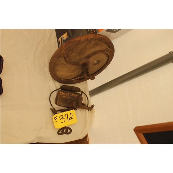 LID & PARTS FOR OLD WASH MACHINE,