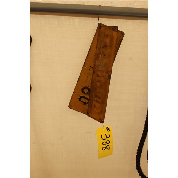 2 - CAT LICENSE PLATES