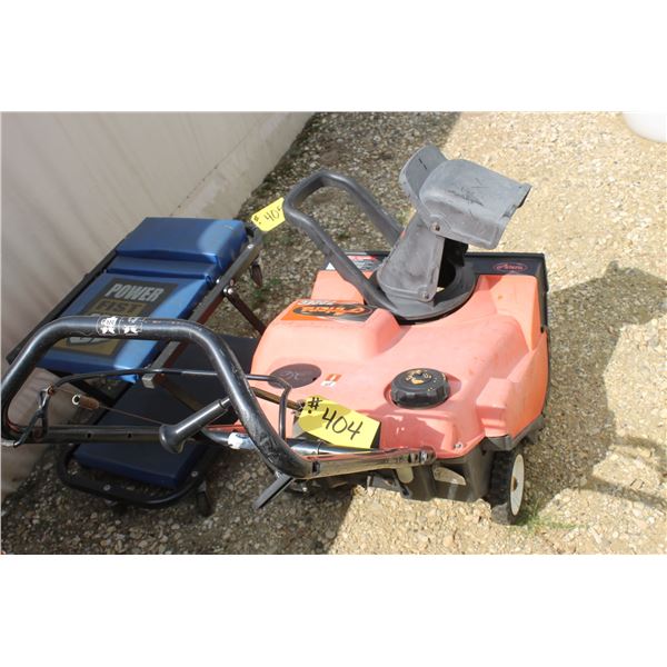 ARTENS 722EC SNOWBLOWER,RUNNING,