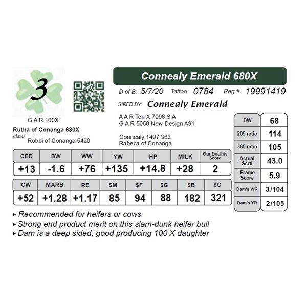 Connealy Emerald 680X