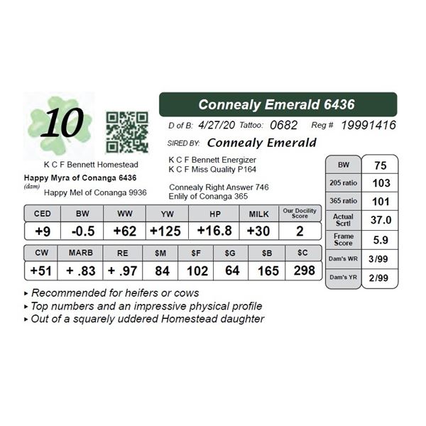 Connealy Emerald 6436