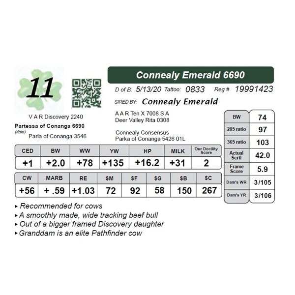 Connealy Emerald 6690