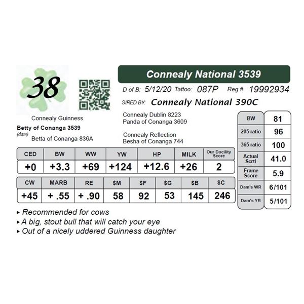 Connealy National 3539