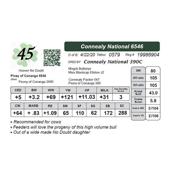 Connealy National 6546