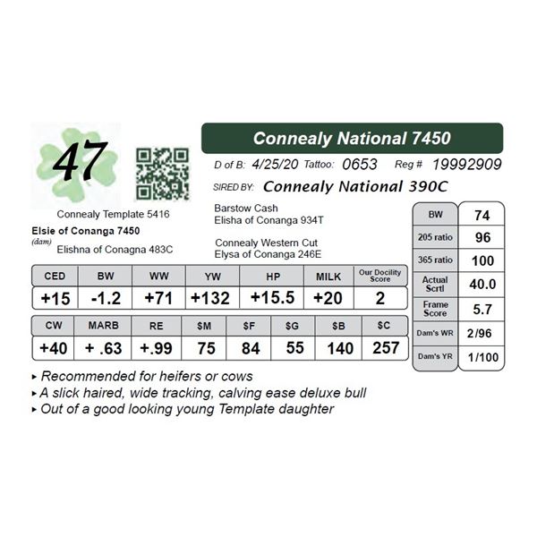 Connealy National 7450