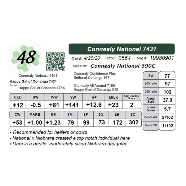 Connealy National 7431