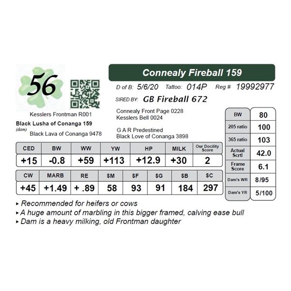 Connealy Fireball 159