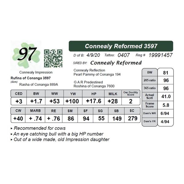 Connealy Reformed 3597