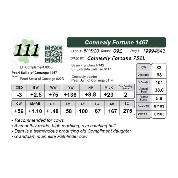 Connealy Fortune 1467