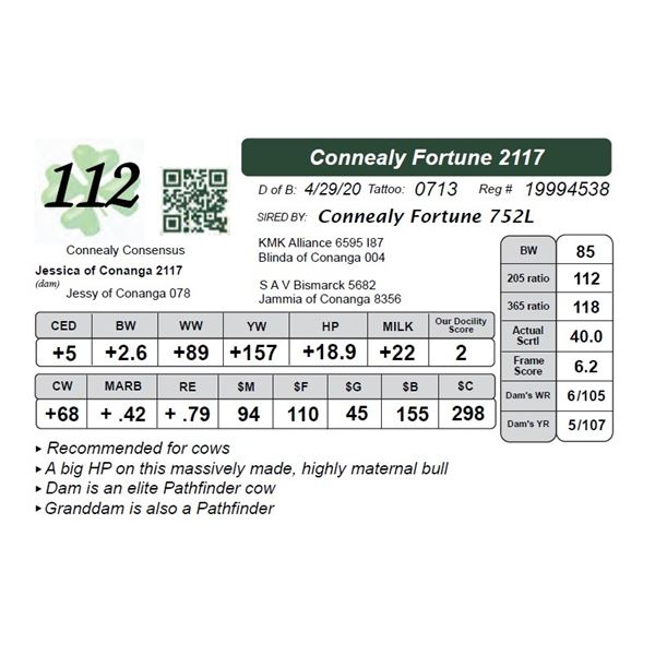 Connealy Fortune 2117