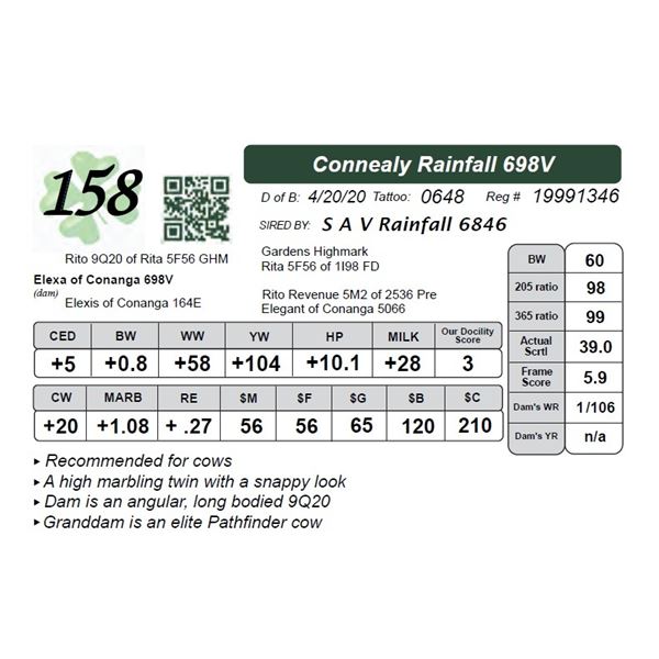 Connealy Rainfall 698V