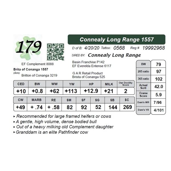 Connealy Long Range 1557