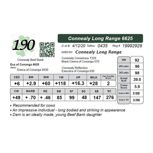 Connealy Long Range 6625