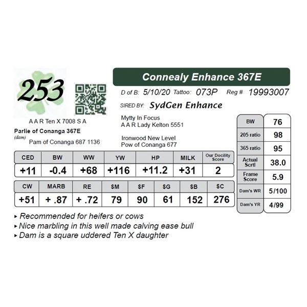 Connealy Enhance 367E