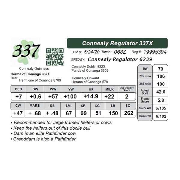 Connealy Regulator 337X