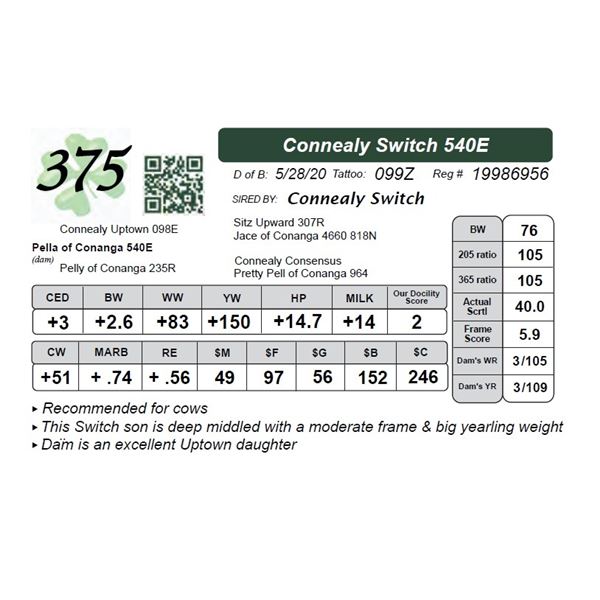 Connealy Switch 540E