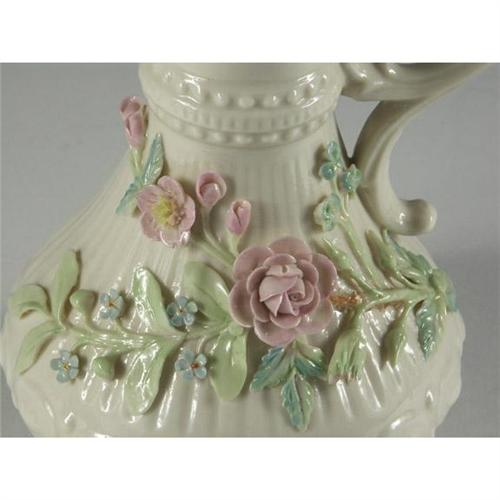 BELLEEK ABERDEEN PORCELAIN PITCHER GOLD MARK