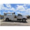 Image 2 : 1999 Ford F-650 Service Truck w/Crane, Trailblazer Welder , Compressor, (Starts & Runs See Video)