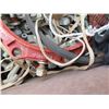 Image 8 : Wooden Box & Contents: Hangers, Wire, Shackles, Angle Braces, etc