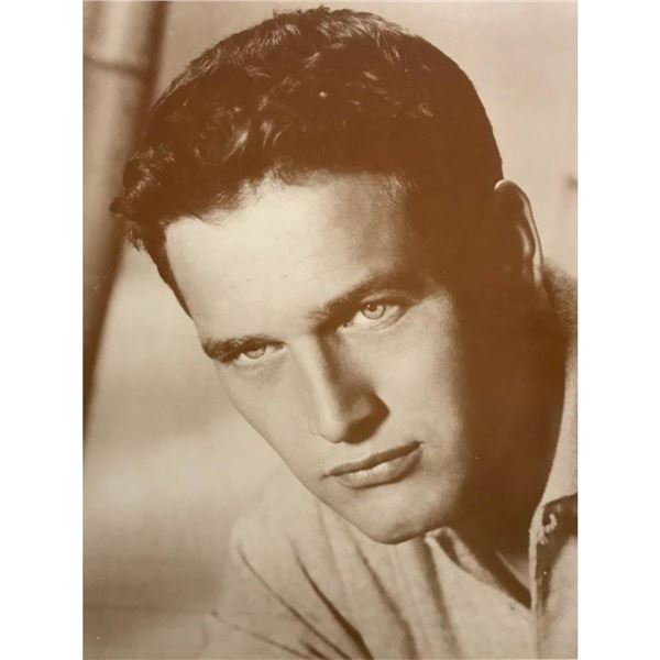 Paul Newman Sepia Tone Photo Print Poster