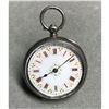 Image 1 : Edwardian Ladies 935 Silver Fob Pocketwatch