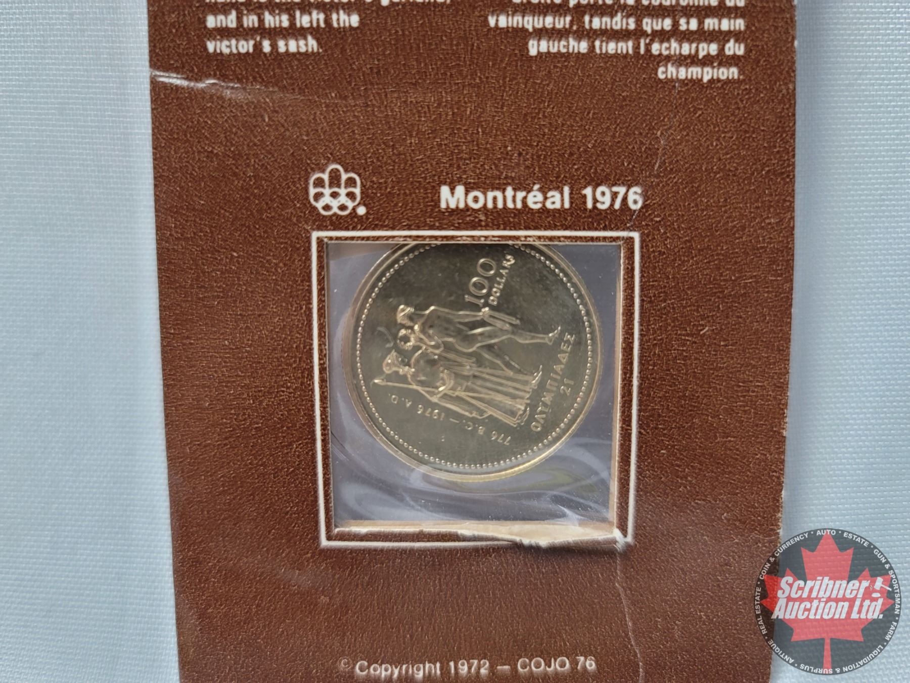 2 1976 MONTREAL OLYMPIC COIN SETS - Able Auctions 2 1976 MONTREAL OLYMPIC COIN SETS - Able Auctions
