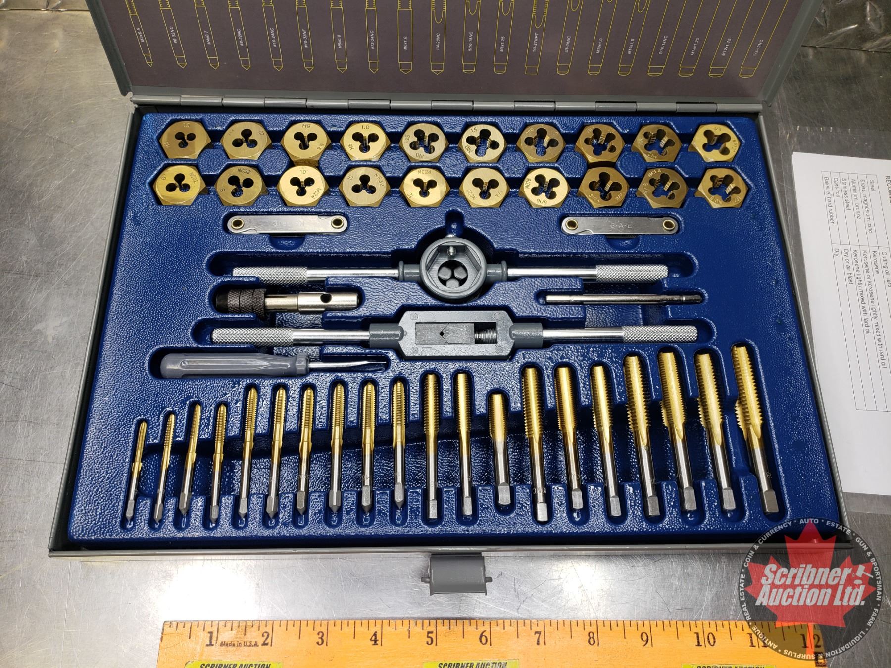Estate Lot ~ Tools: Mastercraft Maximum Tap & Die Set (See Pics ...