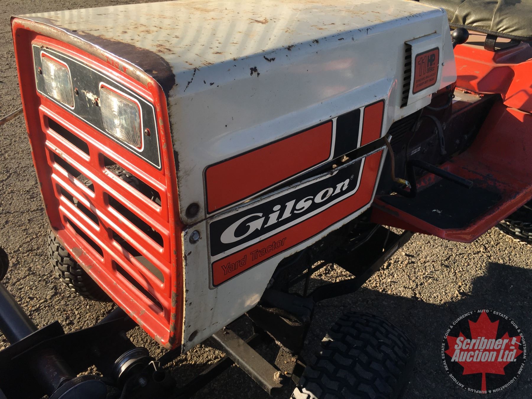 Gilson Rear Engine Riding Mower Gilson Yard Tractor : 11HP - 399cc Synchro Balanced Heavy Duty Engine ...