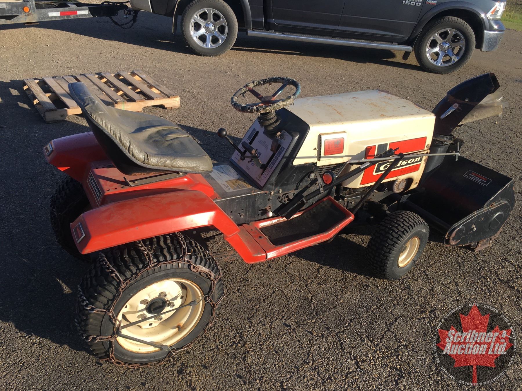 Gilson Rear Engine Riding Mower Gilson Yard Tractor : 11HP - 399cc Synchro Balanced Heavy Duty Engine ...