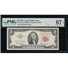 Image 1 : 1963 $2 Legal Tender Note PMG 67EPQ