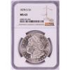 Image 1 : 1878-S $1 Morgan Silver Dollar Coin NGC MS63